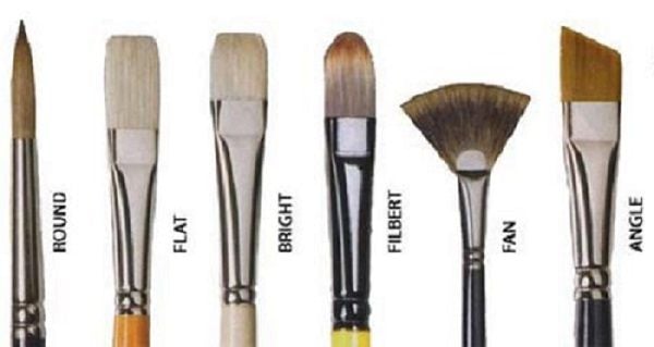 Types of Acrylic Paint Brushes