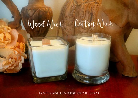 difference between wooden wicks and cotton wicks