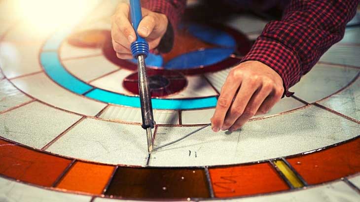 stained glass soldering iron