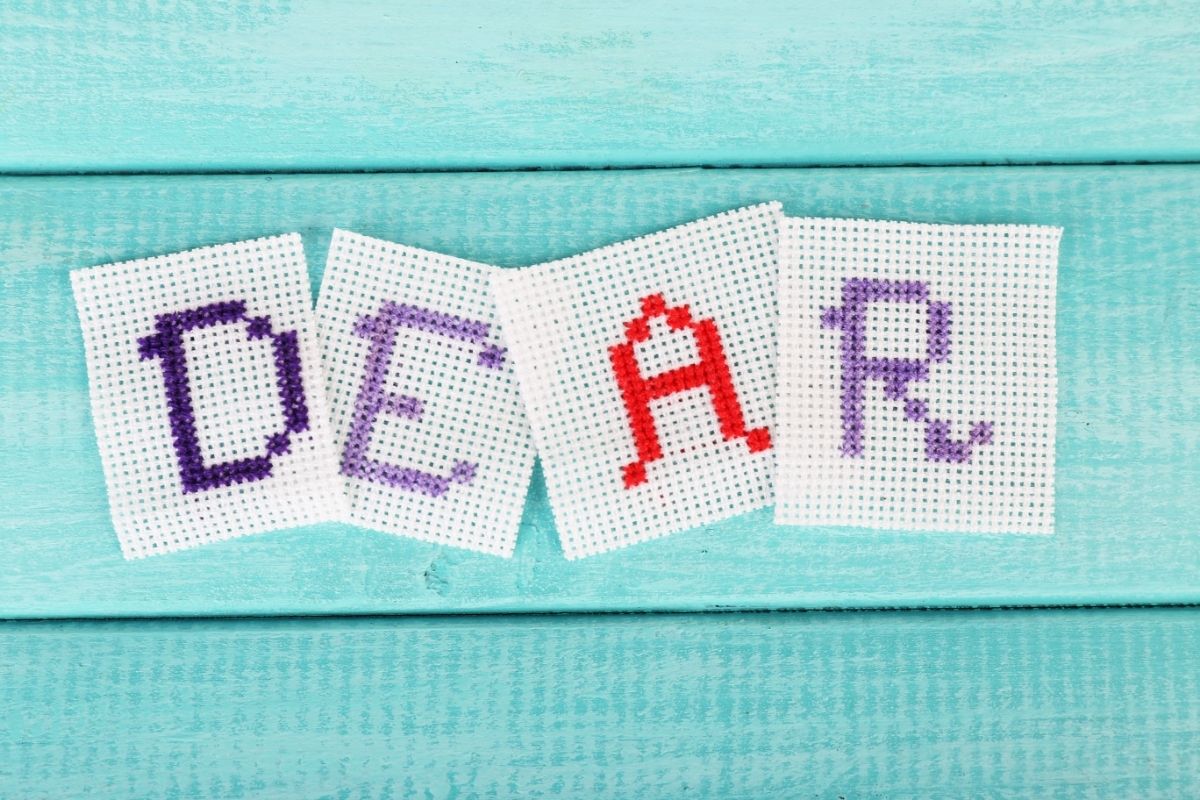 How To Embroider Letters